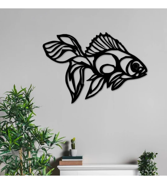 Balık Temalı Duvar Süsü 45x45 ürün görseli 1