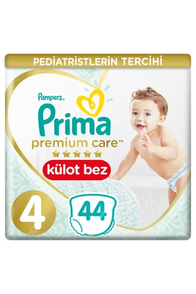 PRİMA KÜLOT BEZ PREMİUM CARE 4 BEDEN 44 ADET ürün görseli