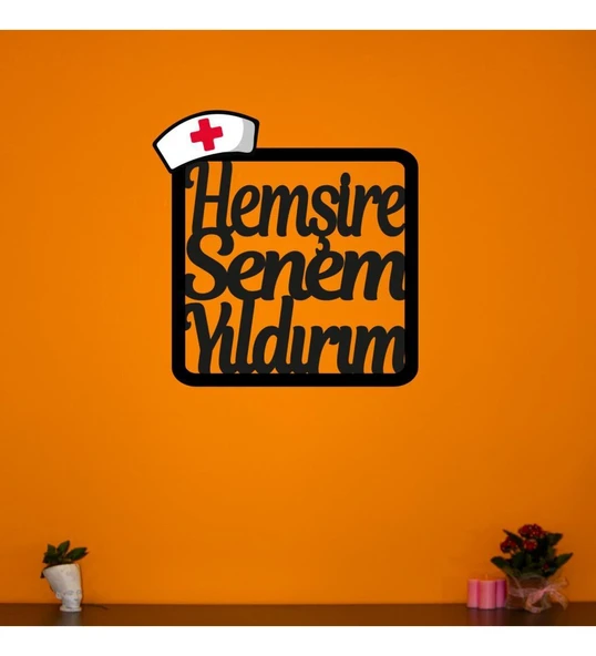 Kişiye ve Hemşireler Gününe Özel Ahşap Duvar Tablosu - 6 ürün görseli 1