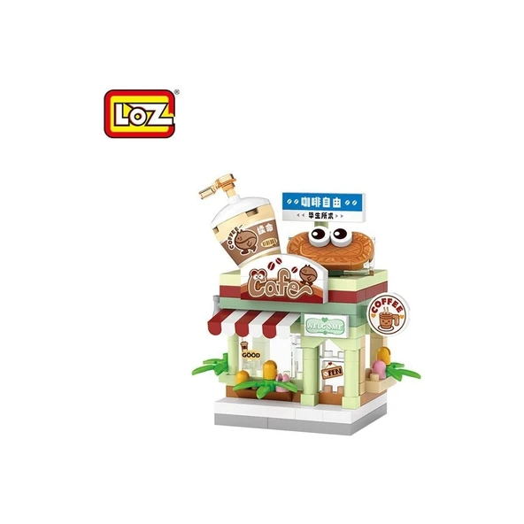 Loz 8602 Mikro Blok Çanta Kahve Dükkanı - 3