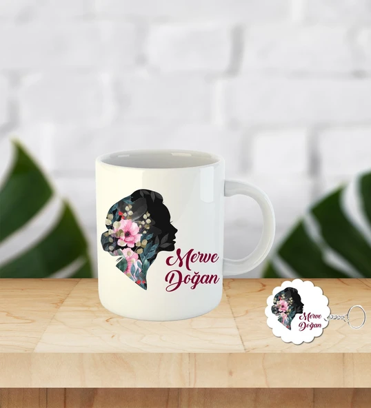 İsme veAnneler Gününe Özel Kupa Bardak Anahtarlık Hediye ürün görseli 1