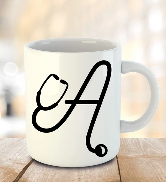 Tıp Bayramına Özel İnci Beyazı Kupa Bardak - 1 ürün görseli