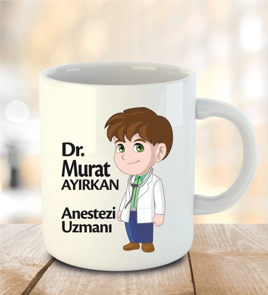 Doktora Özel İnci Beyazı Kupa Bardak - 26 ürün görseli