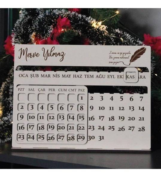 Masa Üstü Kişiye Özel Takvim ürün görseli 1