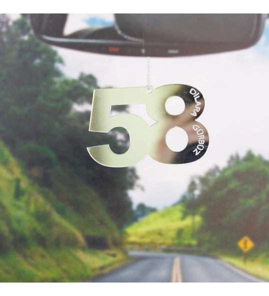 Kişiye Özel Araba Dikiz Aynası Süsü ürün görseli 1