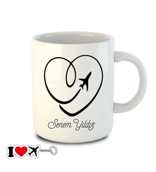 İsme ve Hostesler Gününe Özel Kupa Bardak - 10 - Resim 2