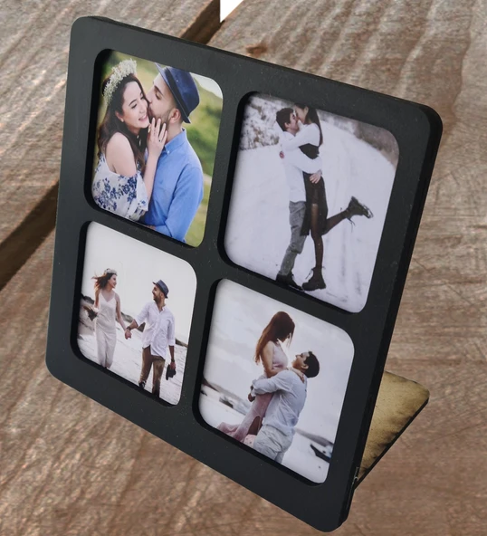 Sevgililer Gününe Özel Tasarlanabilir Kupa Çerçeve Ve Ayıcık  Anahtarlıklı Hediye Sepeti - Resim 3