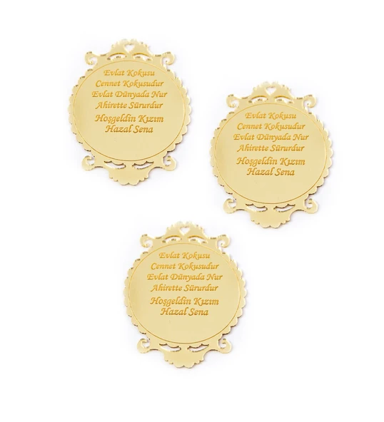 50 Adet İsme Özel Kendin Süsle Pleksi Magnet Hoşgeldin Bebek ürün görseli 1