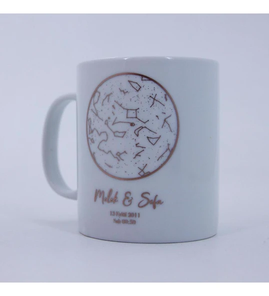 Kişiye Özel Yıldız Haritası Kutu Seti Anahtarlık Tablo Bardak Sürpriz Hediyeli - Resim 3