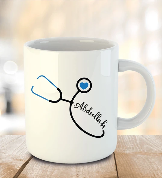 Doktora Özel İnci Beyazı Kupa Bardak - 20 ürün görseli