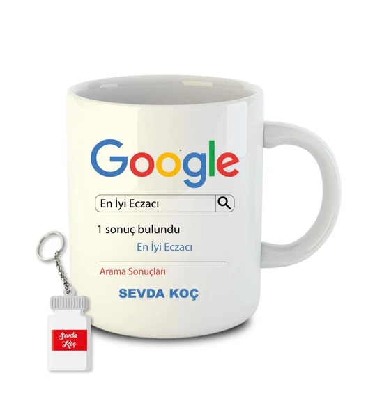 Eczaneciler Gününe Özel Kupa Bardak Anahtarlık Hediyeli ürün görseli 1