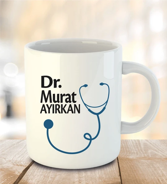 Doktora Özel İnci Beyazı Kupa Bardak - 25 ürün görseli