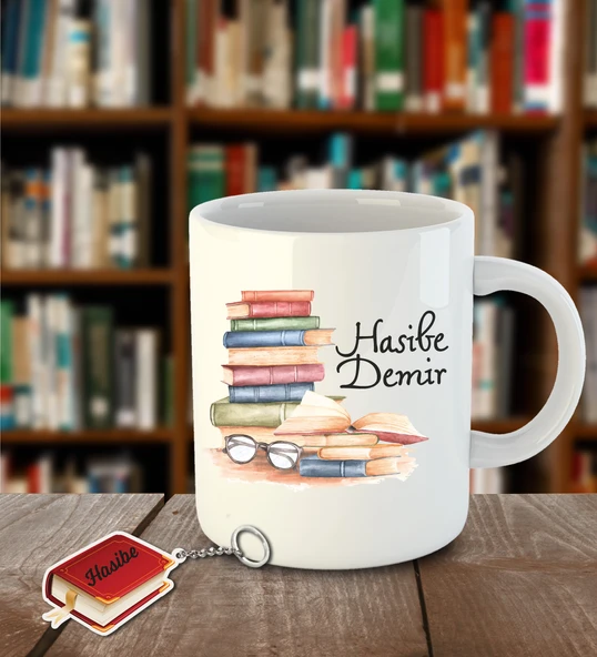 Kütüphane Haftasına Özel İnci Beyazı Kupa Bardak ürün görseli