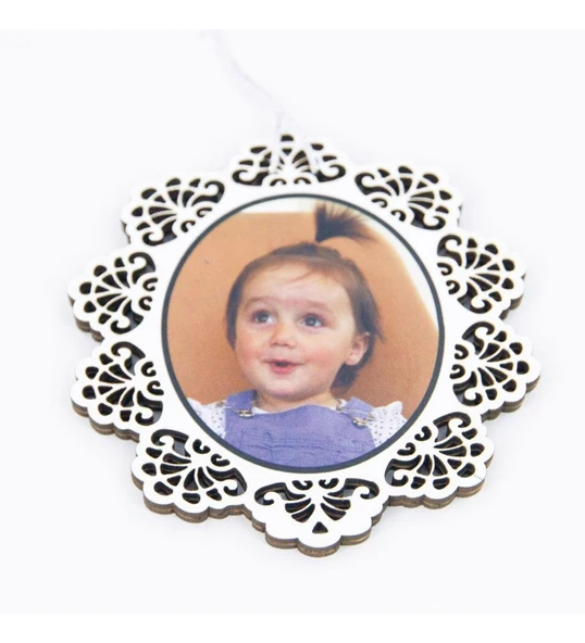 Kişiye Özel Ahşap Araba Dikiz Aynası Süsü Resimli ürün görseli 1