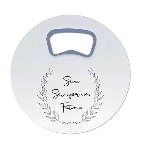 Kişiye Özel Yuvarlak Açacak Magnet 8cm 30 Adet ürün görseli 1