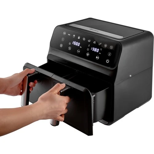 Karaca Multifry Xxxl 4+4 Litre Dijital Twin Iki Hazneli Airfryer - Resim 5