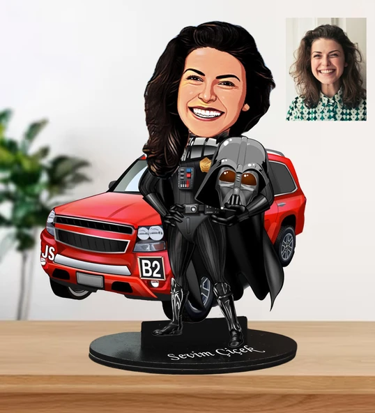 Kişiye Özel Tasarım Karikatür Biblo ürün görseli 1