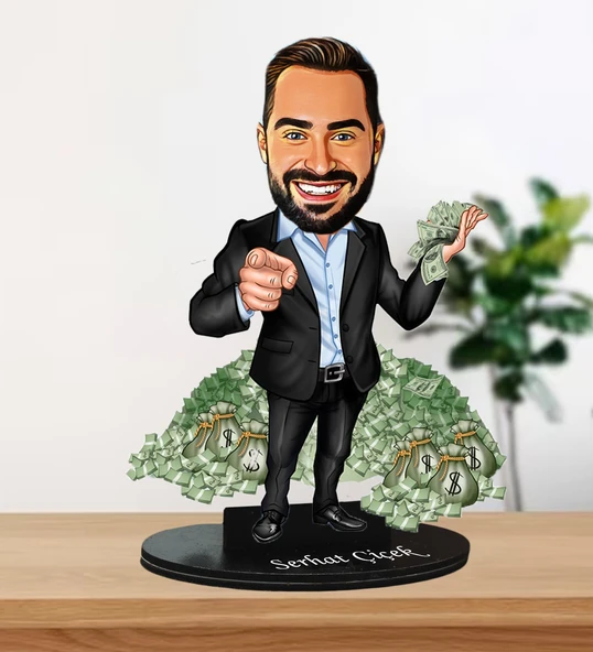 İş Adamı Karikatür Biblo ürün görseli 1