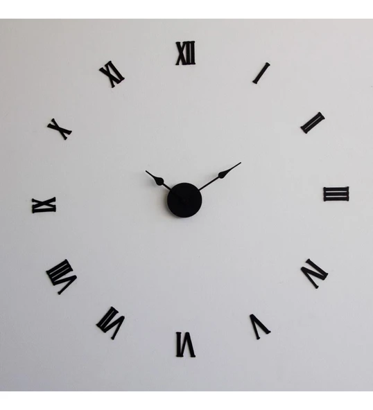 Ahşap Mdf 3D Dekoratif Duvar Saati ürün görseli 1