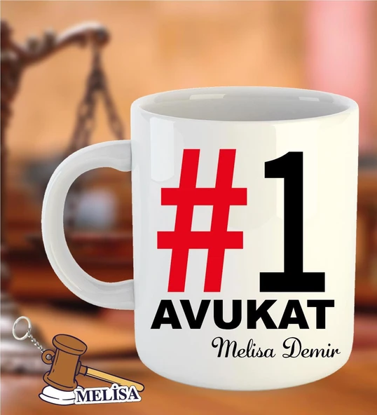 İsme Özel Avukatlar Günü Kupa Bardak ürün görseli 1