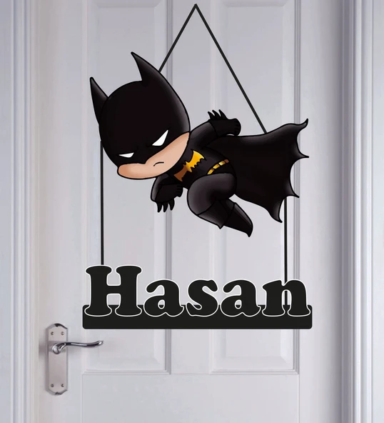 Meşgalem Batman Kişiye Özel Kapı Süsü ürün görseli