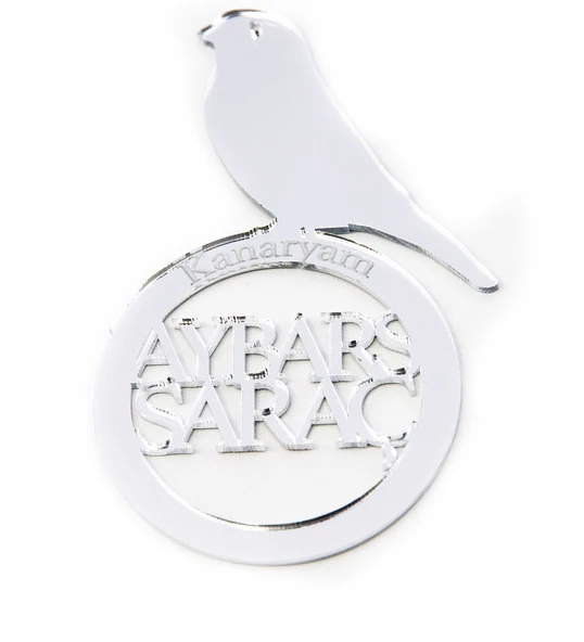 İsme Özel Kanarya Yazılı Kanarya Figürlü Araba Dikiz Aynası Süsü ürün görseli 1