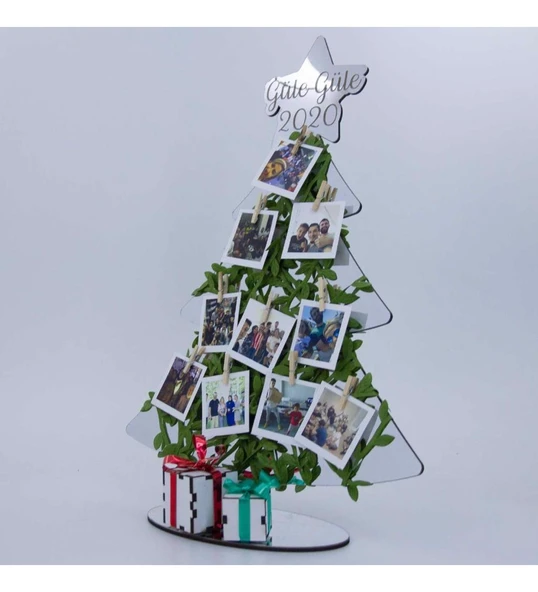 Yılbaşına Özel Güle Güle 2020 Temalı Yılbaşı Ağacı Dekoru 50cm ürün görseli 1