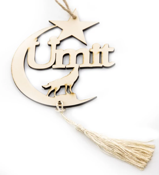 Ahşap Araba Dikiz Aynası Süsü ürün görseli 1