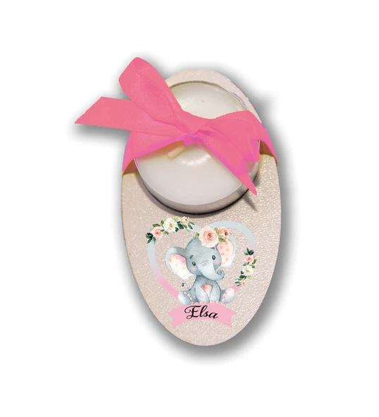 İsme Özel Doğum Günü Hoşgeldin Bebek Mumluk - 25 Adet ürün görseli 1