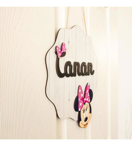 Kişiye Özel 3D Kapı Süsü Mickey Mouse ürün görseli