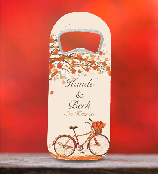 Kişiye Özel Uzun Açacak Magnet 4.5x11cm 30 Adet Söz, Nişan, Kına, Nikah Hatırası ürün görseli 1