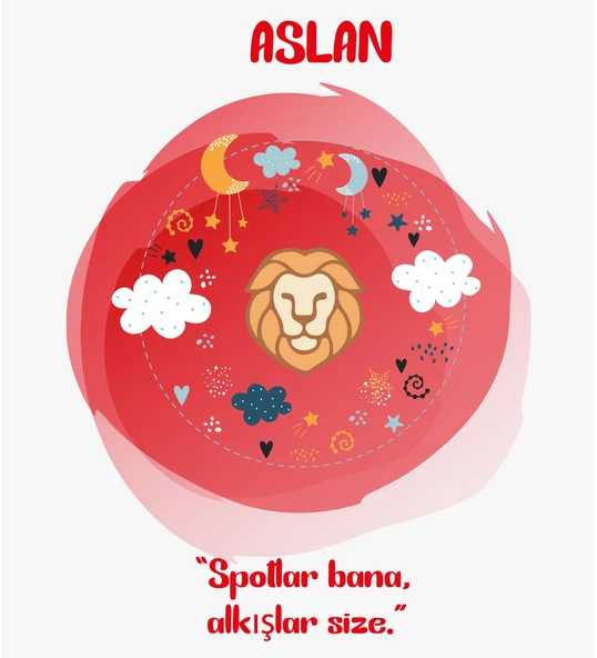 Meşgalem Kişiselleştirilebilir Hastane Çıkışı Burç Zıbın Setleri 12 Burç, 12 Tavır(ASLAN) - Resim 3