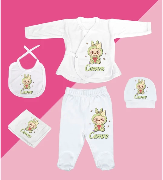 Meşgalem Kişiselleştirilebilir Özel Tasarım Yenidoğan Hastane Çıkışı Set ürün görseli 1