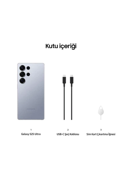 Galaxy S25 Ultra 1 TB Titanyum Mavi (Samsung Türkiye Garantili) - 7