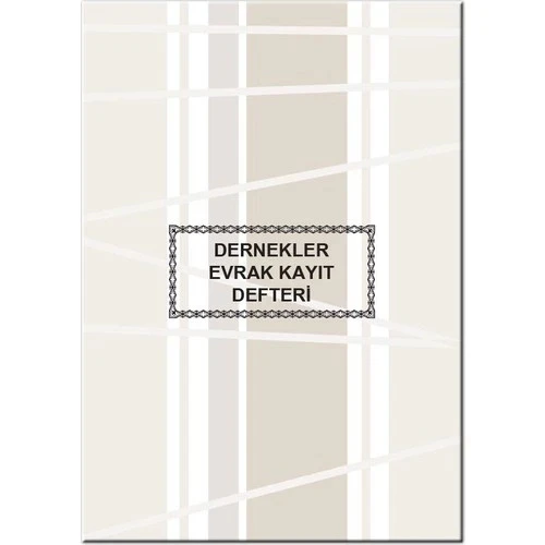 Doru Dernekler Evrak Kayıt Defteri 40 Yp