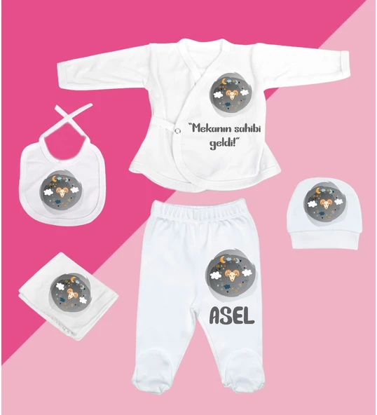 Meşgalem Kişiselleştirilebilir Hastane Çıkışı Burç Zıbın Setleri 12 Burç, 12 Tavır (KOÇ) - 2