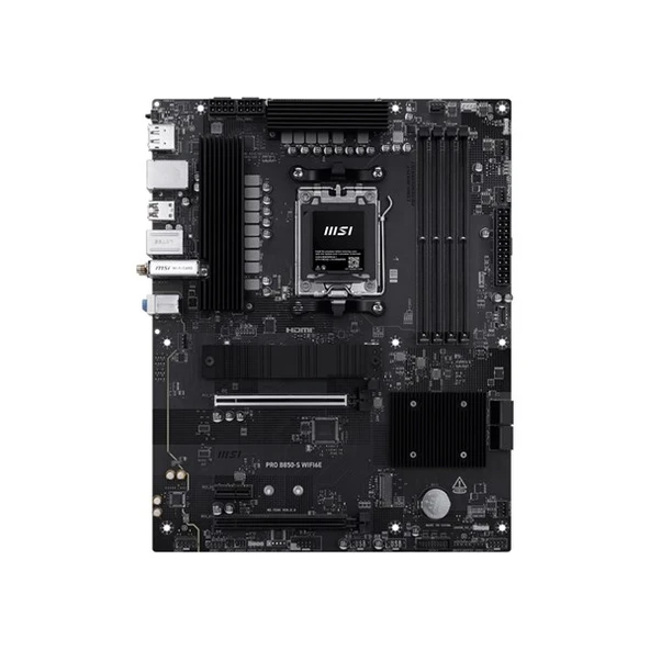 MSI PRO B850-S WIFI6E DDR5 HDMI-DP PCIE 5.0 AM5 ATX - Resim 2
