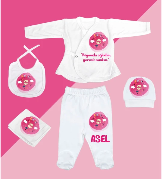 Meşgalem Kişiselleştirilebilir Hastane Çıkışı Burç Zıbın Setleri 12 Burç, 12 Tavır (BALIK)