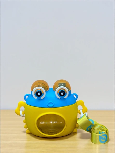 SARI RENK KURBAĞA ŞEKLİNDE EĞLENCELİ ÇOCUK MATARASI – 600 ML