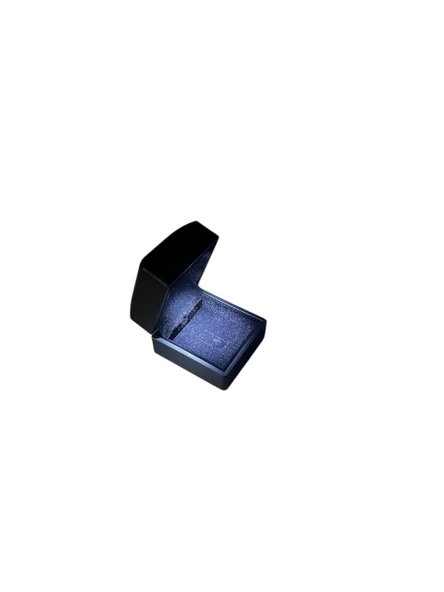 Flok Yeşil Renk 5x5 Cm Işıklı Tırnaklı Yüzük Kutusu - 3