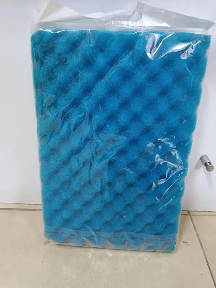 Sobo Filtre Süngeri 45x30x2 Mavi Beyaz - Resim 2