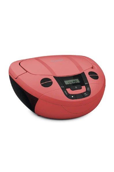 TECHNİSAT FM Radyo, CD Çalar Ve Bluetooth Ses Akışı Özellikli Stereo Müzik Seti Kırmızı - Viola Cd-1 - Resim 3