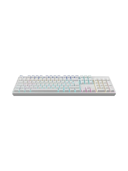 GameBooster G24W Enigma Rainbow Aydınlatmalı Red Switch Mekanik Beyaz Oyun Klavyesi - 3