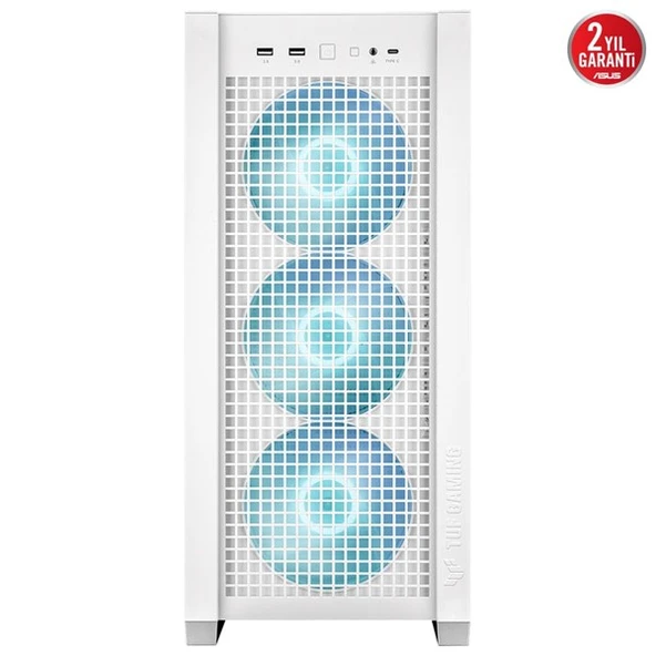 ASUS TUF GAMING GT302 GAMING MINI ITX PC KASASI BEYAZ ürün görseli