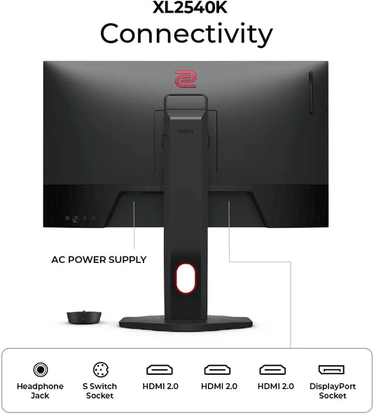 BenQ Zowie XL2540K 24.5" 0.5 ms Full HD 240 Hz Oyuncu Monitörü Outlet - 3