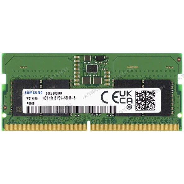 SAMSUNG 8GB DDR5 5600MHZ CL46 NOTEBOOK RAM VALUE M425R1GB4PB0-CWW ürün görseli