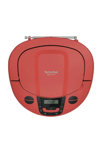 TECHNİSAT FM Radyo, CD Çalar Ve Bluetooth Ses Akışı Özellikli Stereo Müzik Seti Kırmızı - Viola Cd-1 - Resim 8