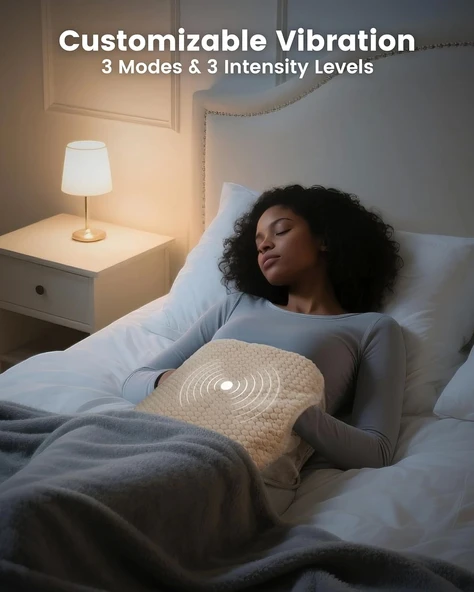 COMFIER Sırt Ağrısı Giderici Isıtma Pedi, El Isıtıcı Cepli Isıtmalı Bel Masaj - Sarı - 4