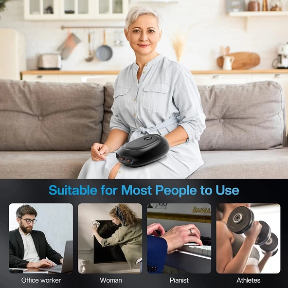 COMFIER Akıllı El Masajı Makinesi, Uygulama Kontrolü, Isı ve Kompresyonlu - 4