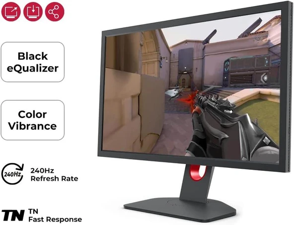 BenQ Zowie XL2540K 24.5" 0.5 ms Full HD 240 Hz Oyuncu Monitörü Outlet - 2